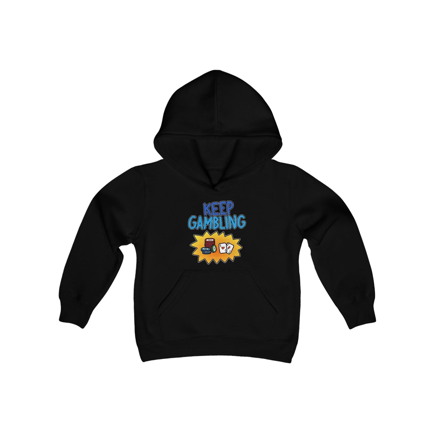 kids keep gambling hoodie