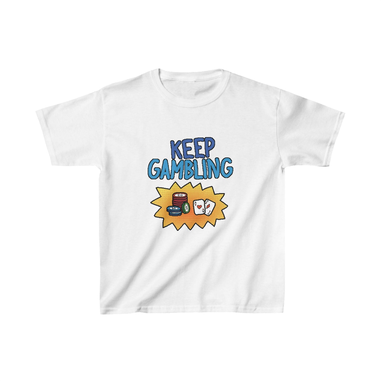 kids keep gambling shirt