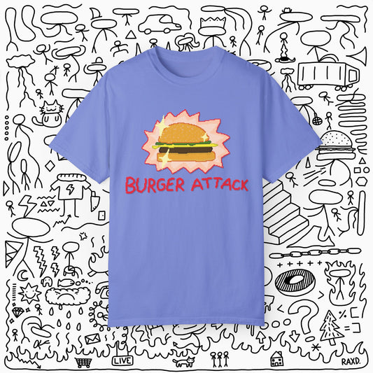 burger attack shirt